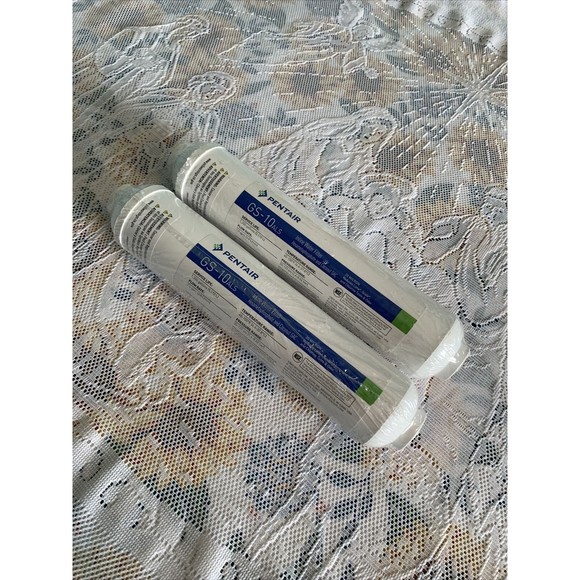 Two Pentair GS-10ALS water filters 20 Micron 1/4 quick connect - Picture 3 of 12